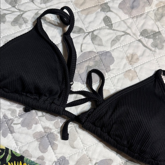 Black and Yellow Floral Bikini Set M - Picture 4 of 12